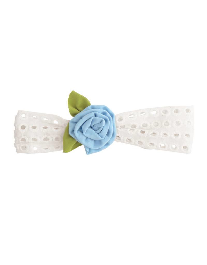MUD PIE EYELET ROSE HEADBAND