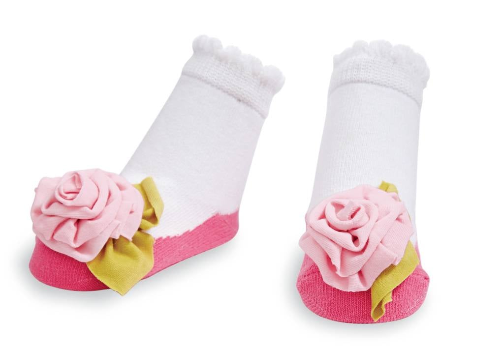 MUD PIE JERSEY FLOWER SOCK MUD PIE JERSEY FLOWER SOCK