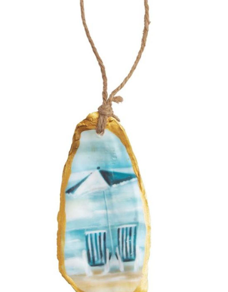 MUD PIE OYSTER BEACH SCENE ORNAMENTS