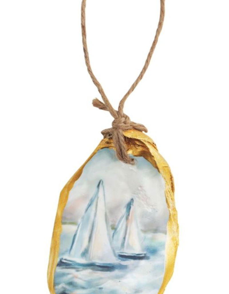 MUD PIE OYSTER BEACH SCENE ORNAMENTS