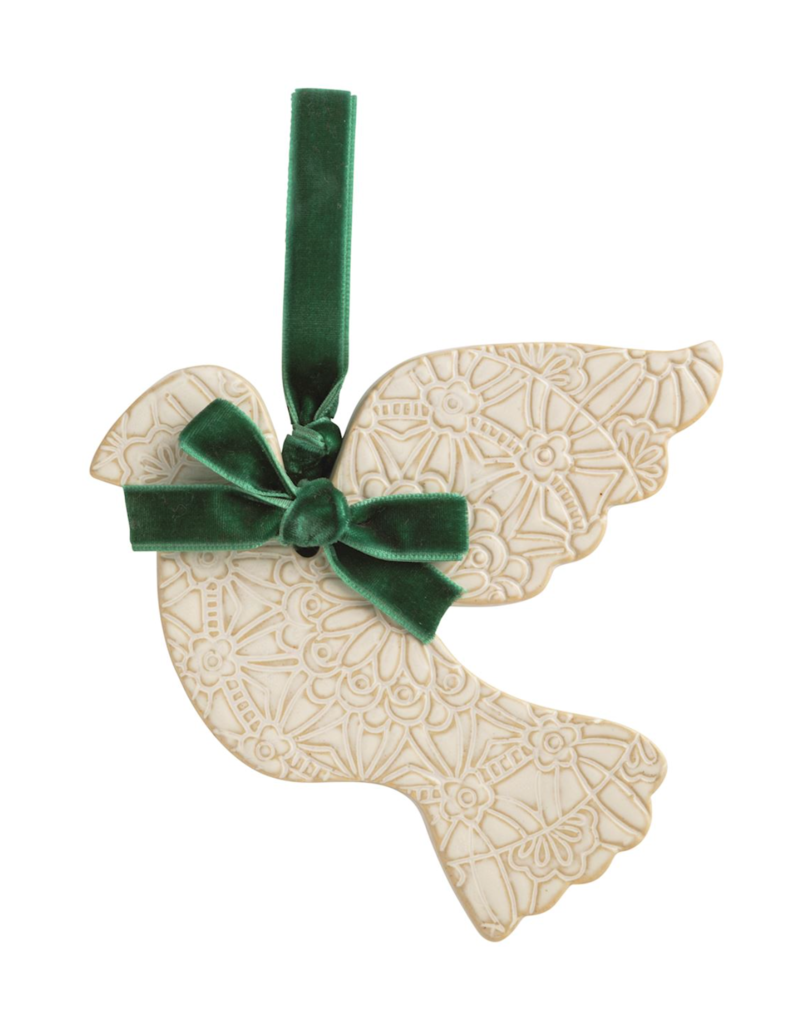MUD PIE BOXED TURTLE DOVE ORNAMENT