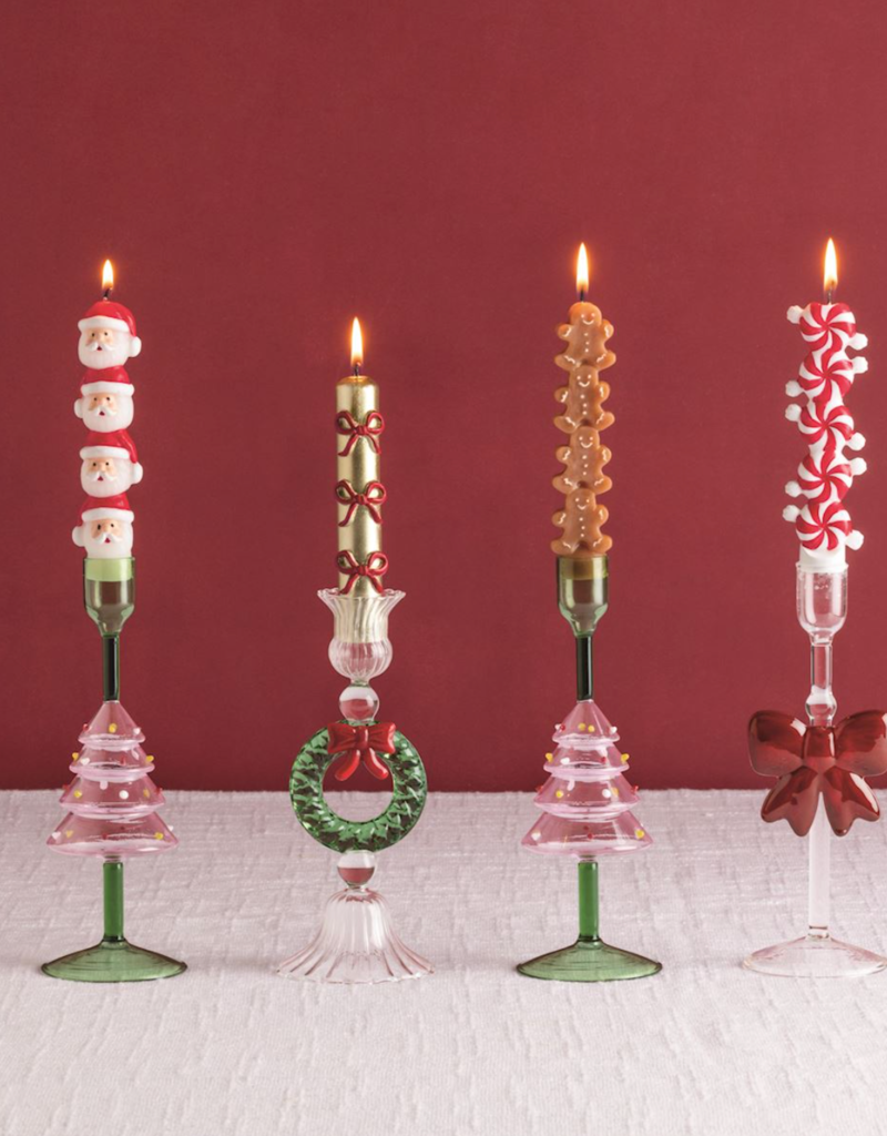 MUD PIE CHRISTMAS MINI TAPER CANDLES