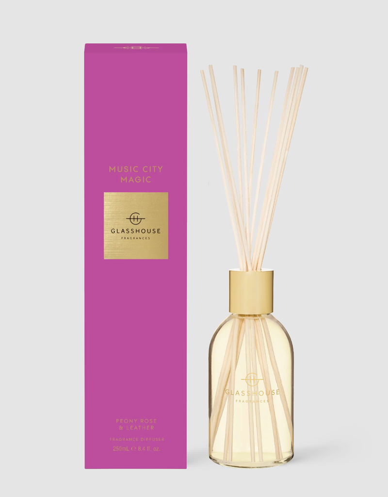 GLASSHOUSE FRAGRANCES Music City Magic 8.4 oz Fragrance Diffuser