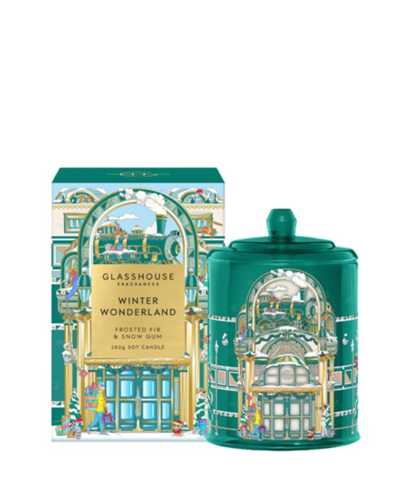 GLASSHOUSE FRAGRANCES Winter Wonderland 13.4 oz. Triple Scented Candle
