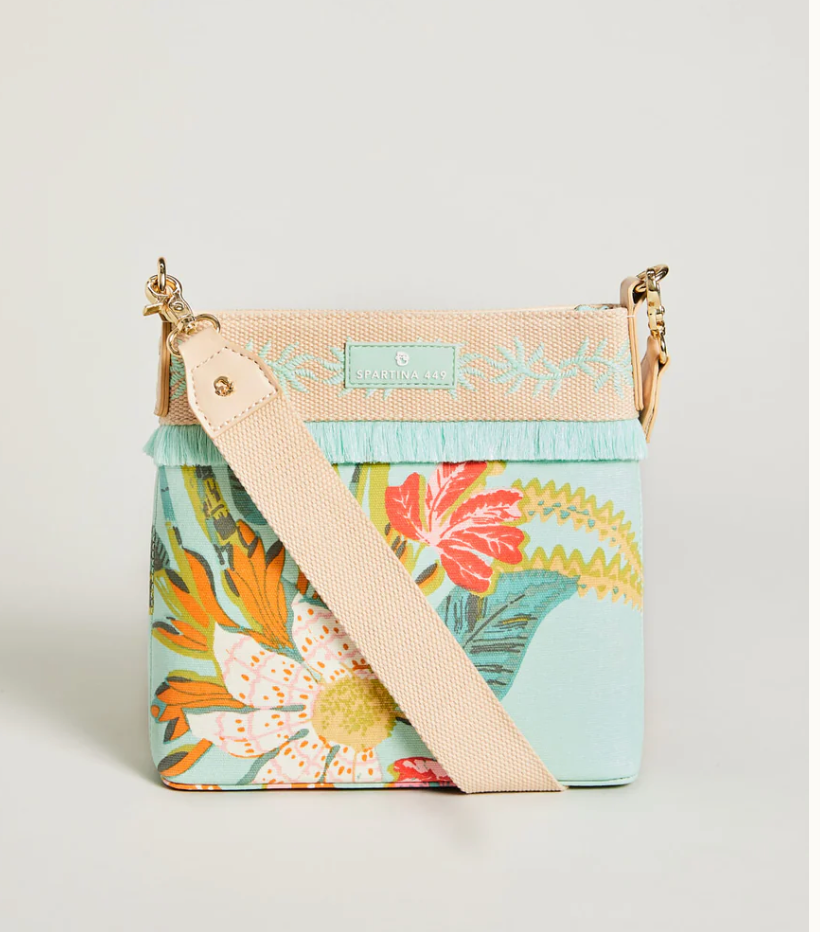 HIPSTER-QUEENIE TROPICAL FLORAL SEAFOAM HIPSTER-QUEENIE TROPICAL FLORAL SEAFOAM