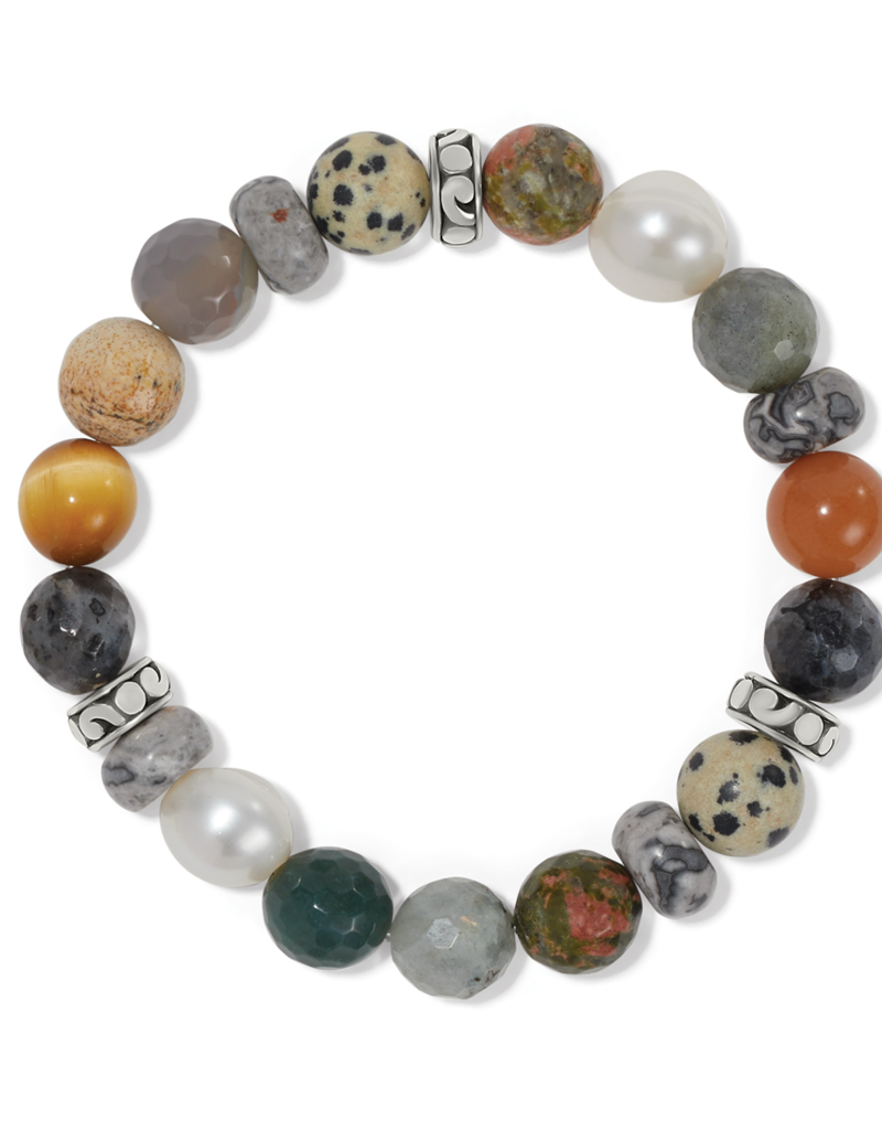 BRIGHTON CONTEMPO DESERT PEARL STRETCH BRACELET