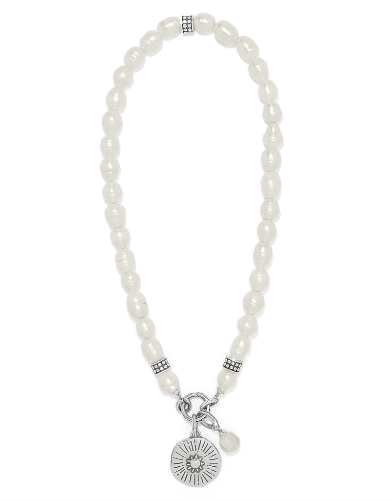 BRIGHTON TOKEN CHARM PEARL NECKLACE