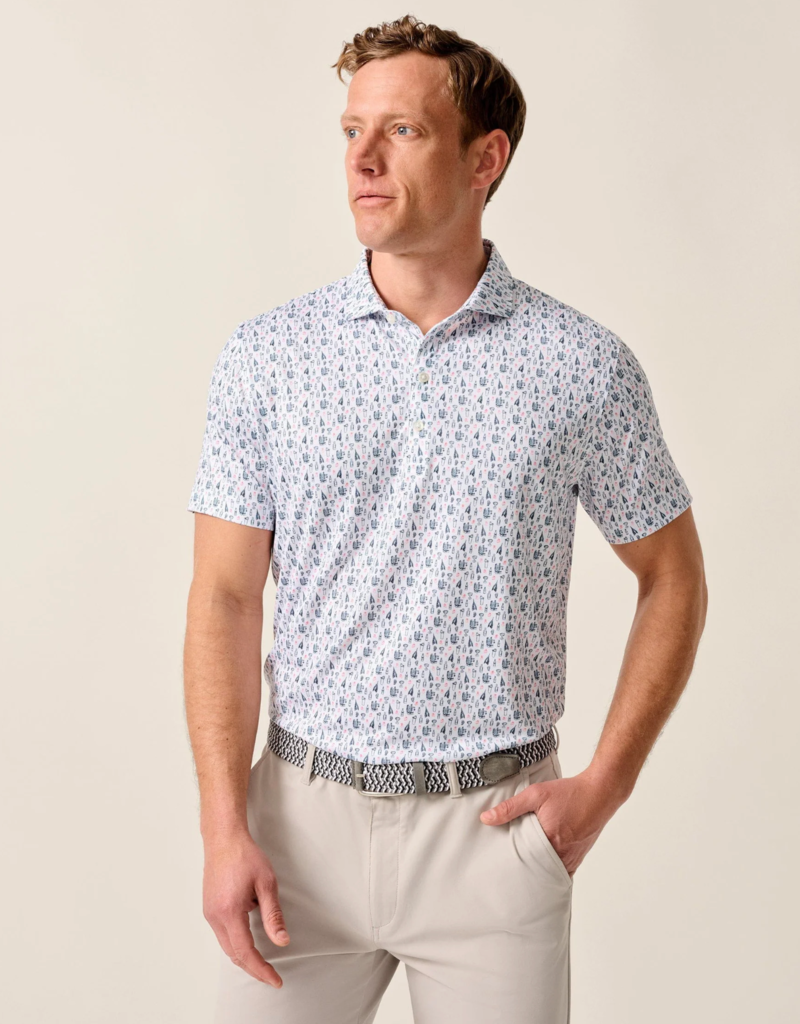 JOHNNIE-O PERFORMANCE JERSEY POLO-MANHATTY