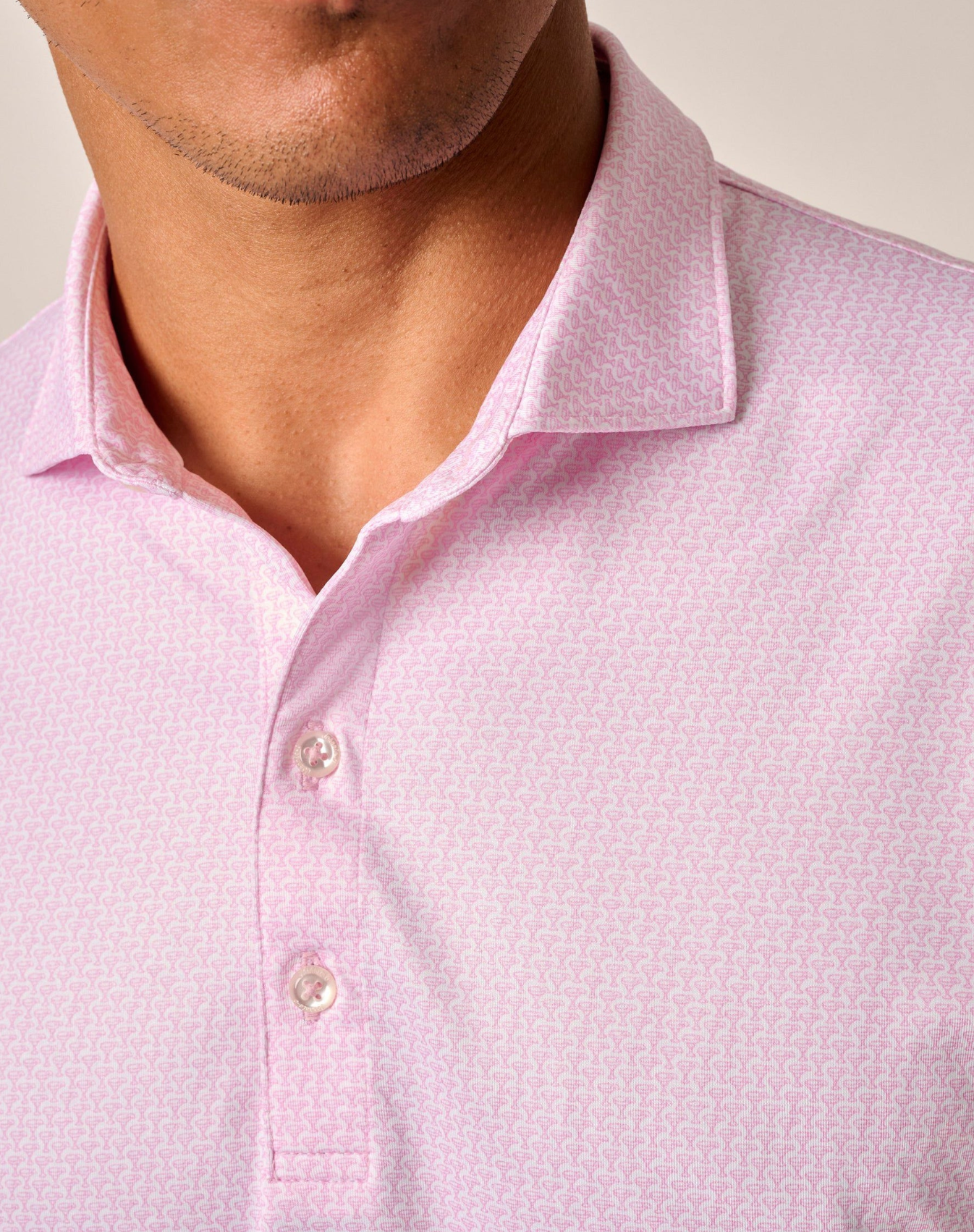 JOHNNIE-O PERFORMANCE JERSEY POLO-ISLAND TIMES