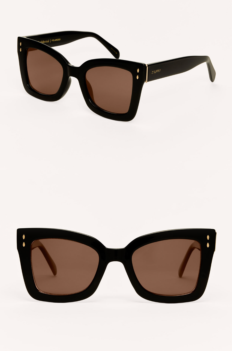 Z SUPPLY CONFIDENTIAL-POLISHED BLACK/BROWN POLARIZED Z SUPPLY CONFIDENTIAL-POLISHED BLACK/BROWN POLARIZED