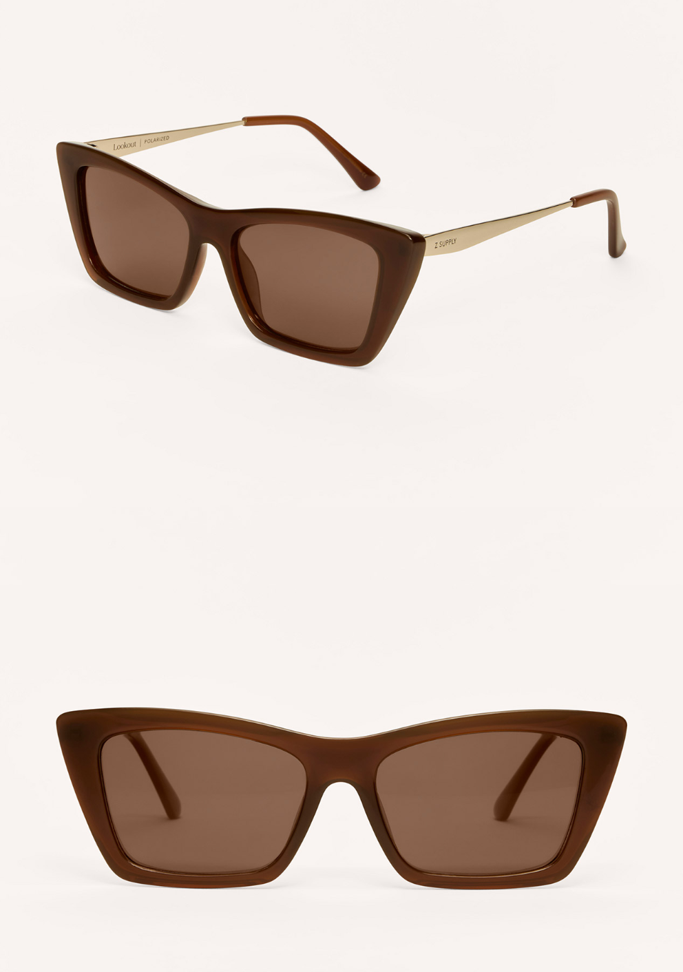 Z SUPPLY LOOKOUT CHESTNUT/BROWN POLARIZED Z SUPPLY LOOKOUT CHESTNUT/BROWN POLARIZED