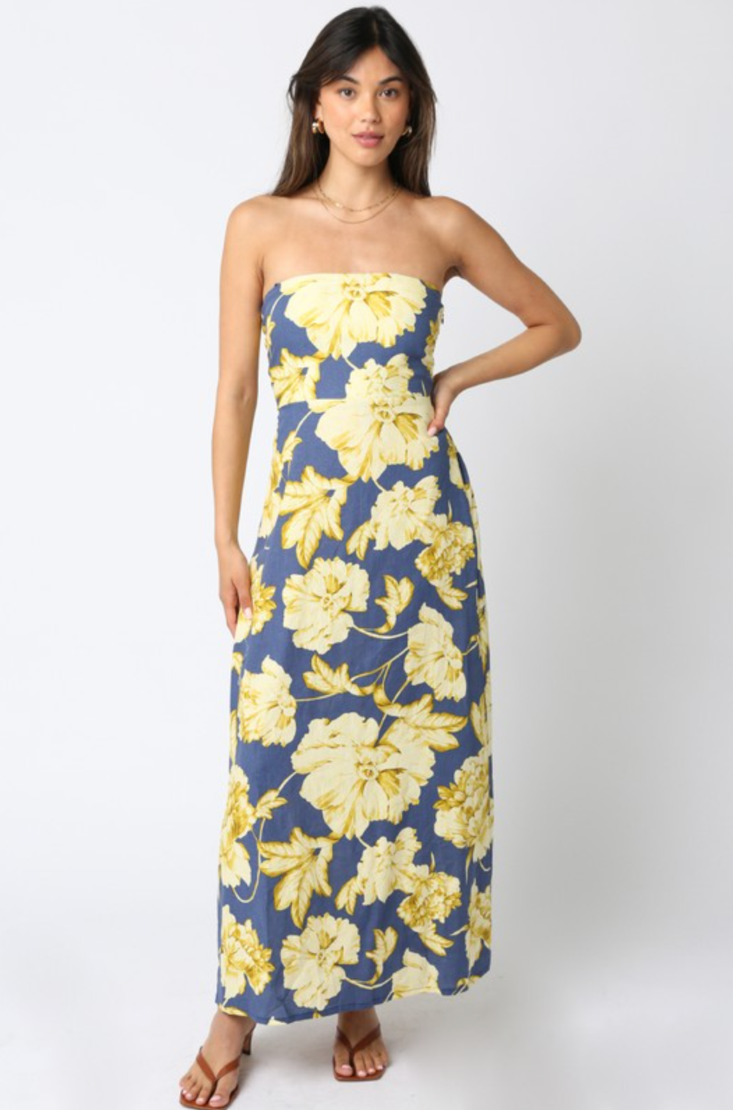OLIVACEOUS NATALIE FLORAL DRESS OLIVACEOUS NATALIE FLORAL DRESS