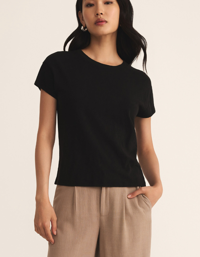 Z SUPPLY MODERN SLUB TEE-BLACK