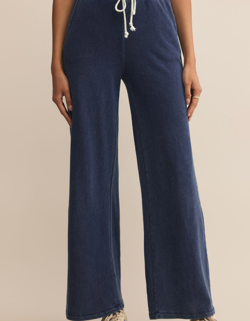 Z SUPPLY HUNTER KNIT DENIM PANT-INDIGO