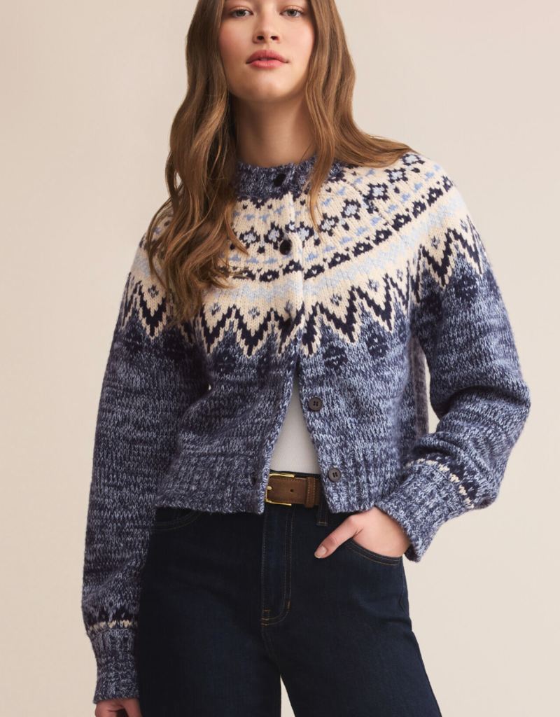 Z SUPPLY NORTH SEA FAIRISLE CARDIGAN