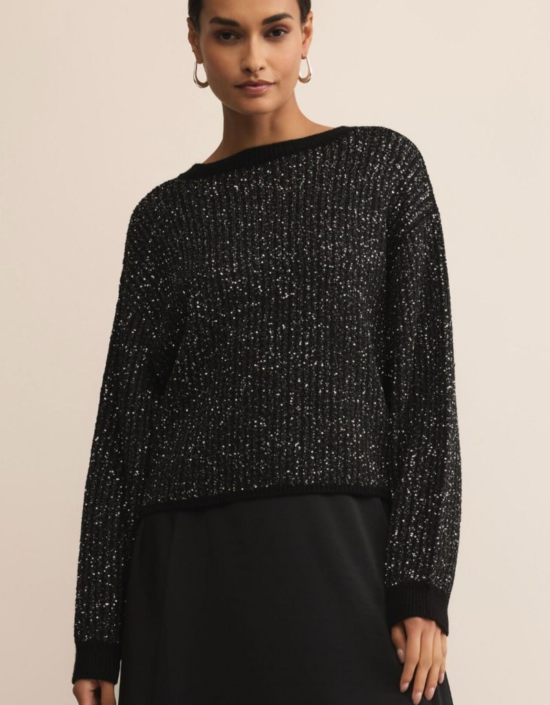Z SUPPLY GLEAM SEQUIN SWEATER