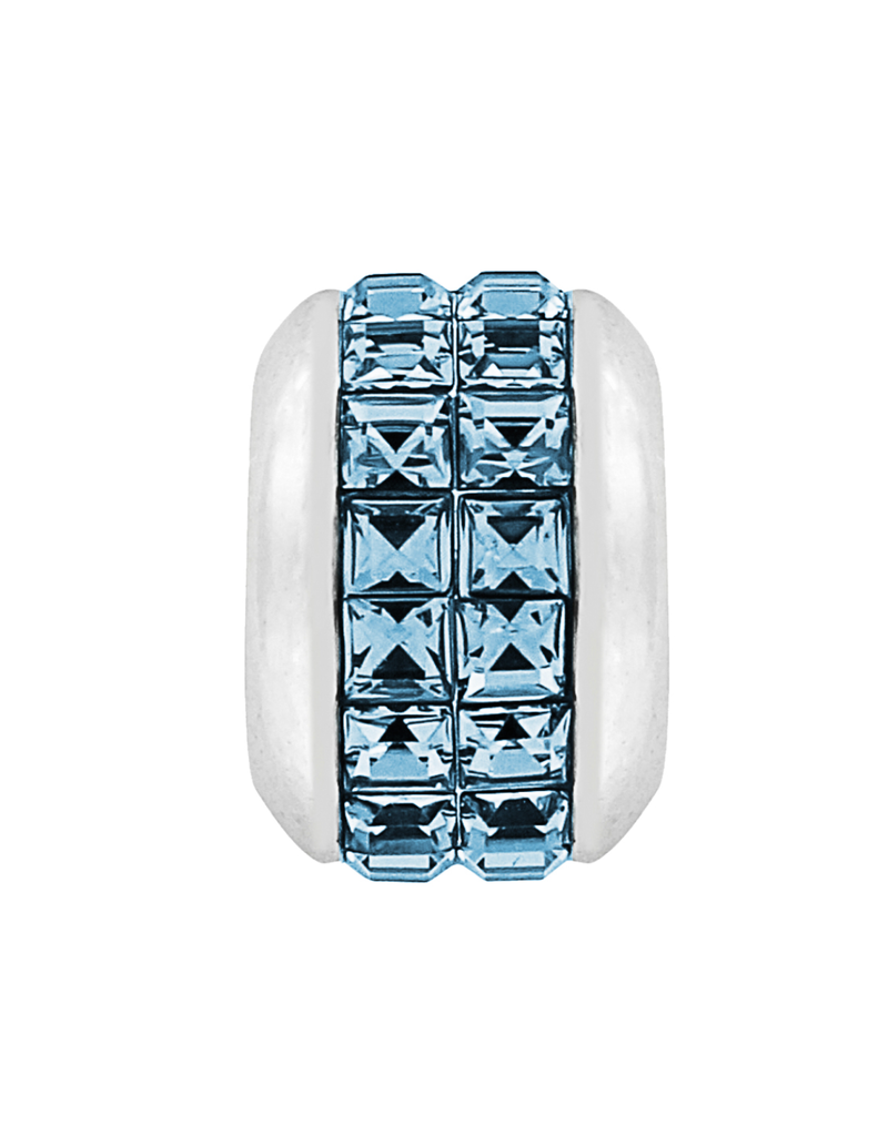 BRIGHTON SPECTRUM BEAD-SILVER/AQUA