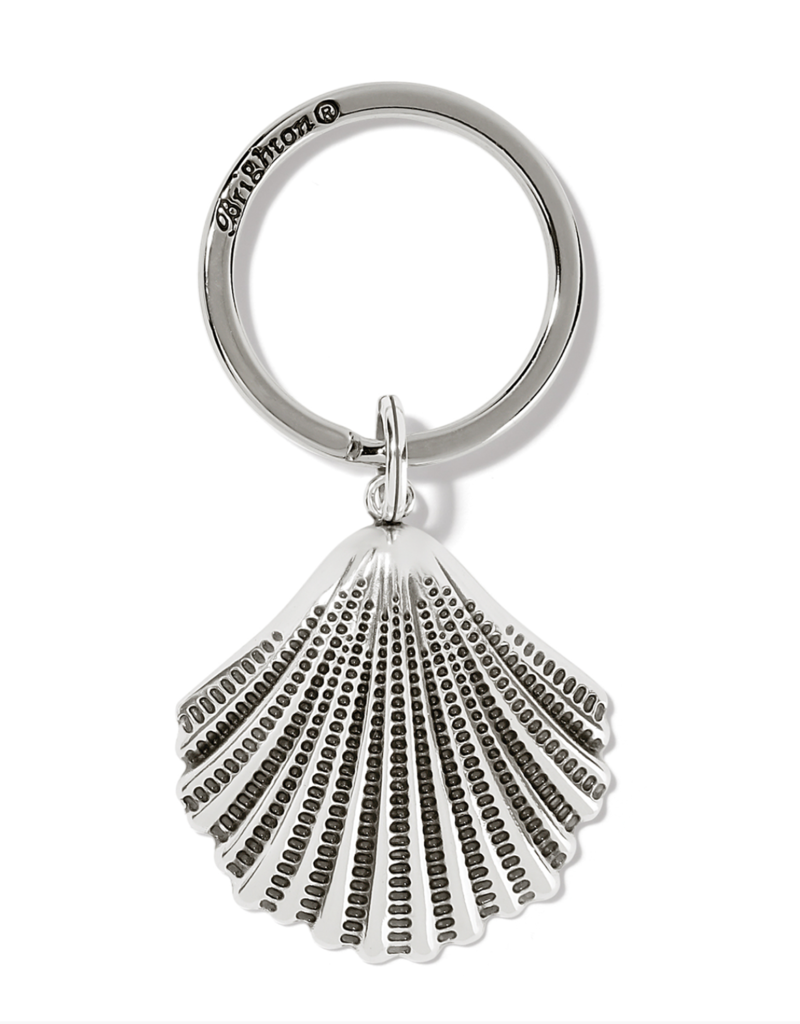 BRIGHTON SILVER SHELLS KEY FOB