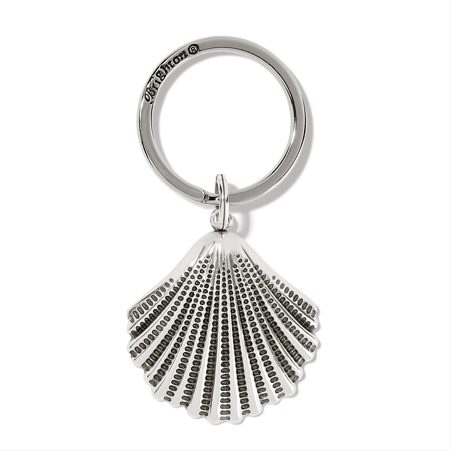 BRIGHTON SILVER SHELLS KEY FOB BRIGHTON SILVER SHELLS KEY FOB