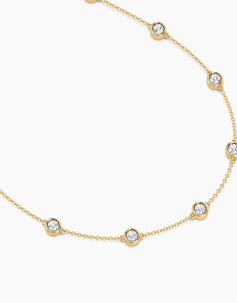 ELLA STEIN BY THE YARD CHAIN NECKLACE .23 CT