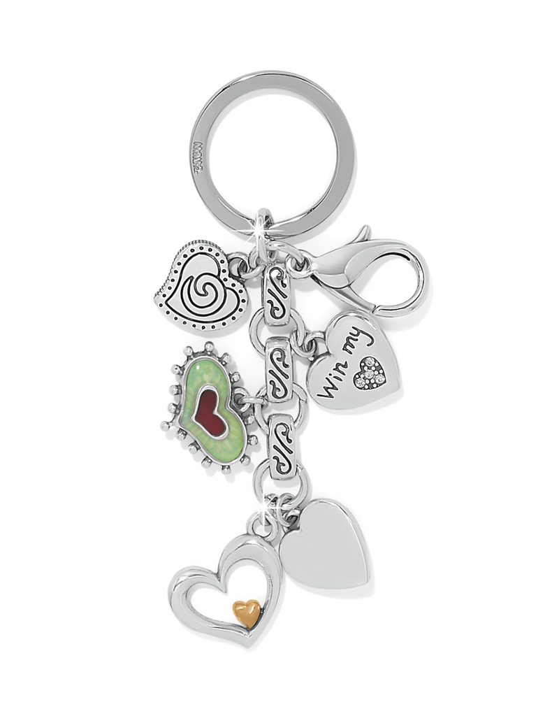 BRIGHTON ONE HEART KEY FOB