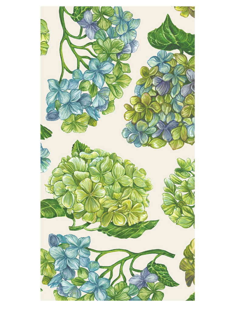 HESTER & COOK HYDRANGEA GUEST NAPKINS