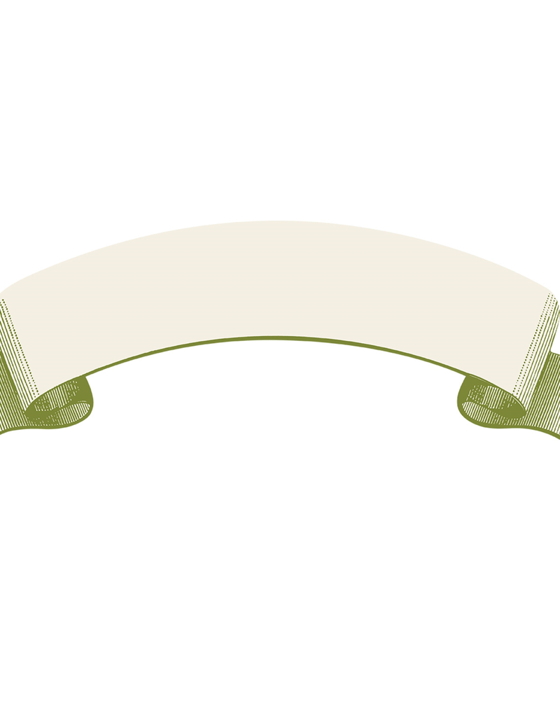 HESTER & COOK CLASSIC MOSS BANNER TABLE ACCENT