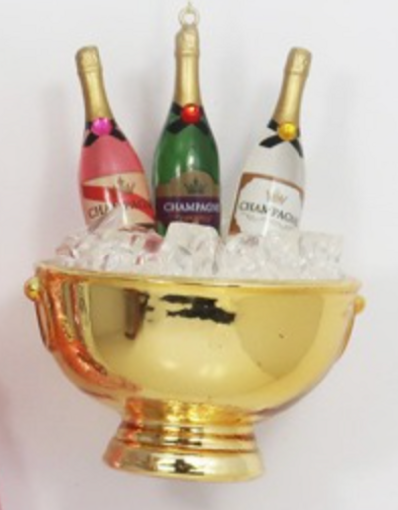 ONE HUNDRED 80 DEGREES CHAMPAGNE ORNAMENTS