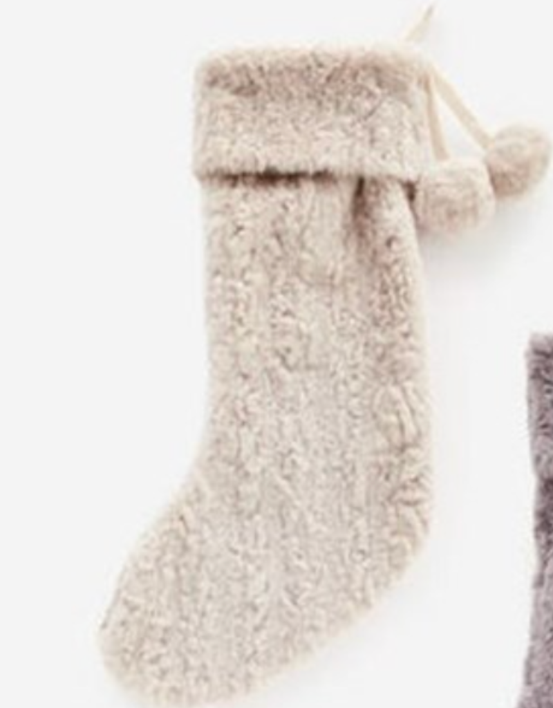 ONE HUNDRED 80 DEGREES FAUX FUR STOCKINGS