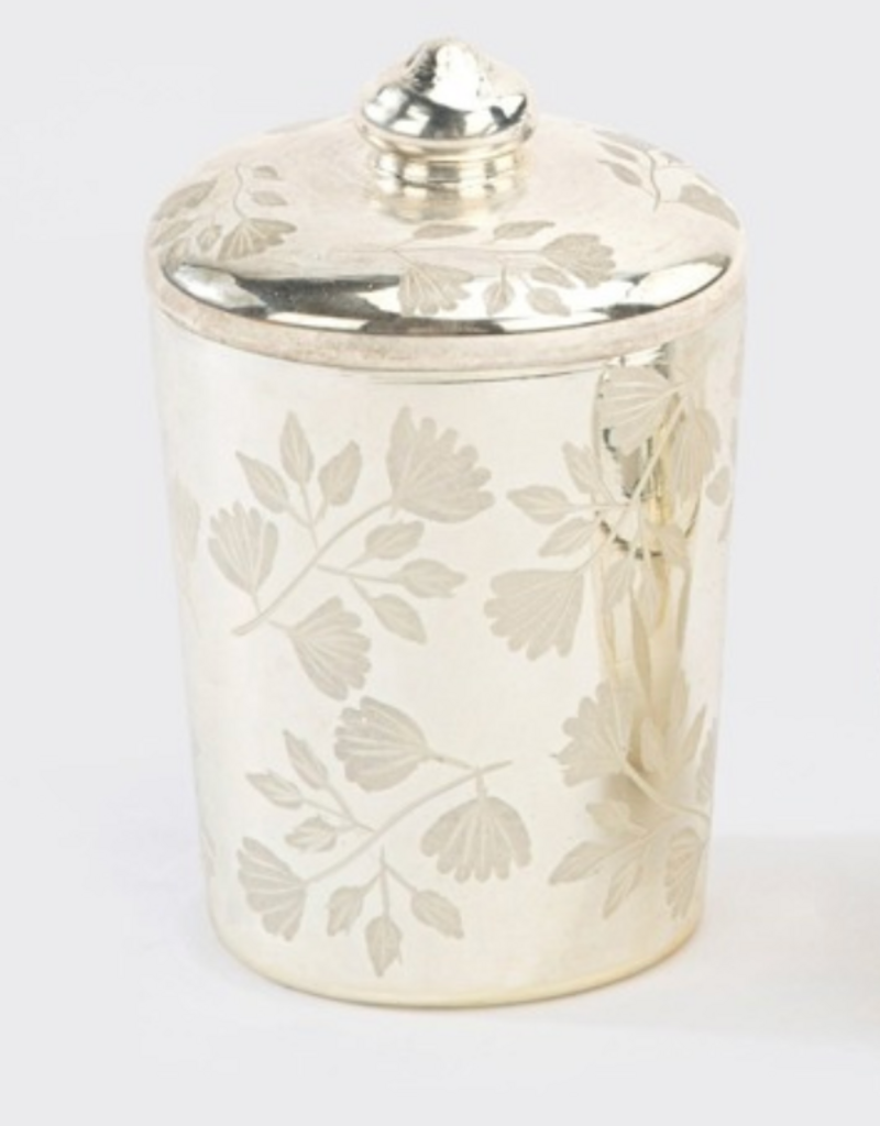 ONE HUNDRED 80 DEGREES ETCHED SILVER BALSAM CANDLES