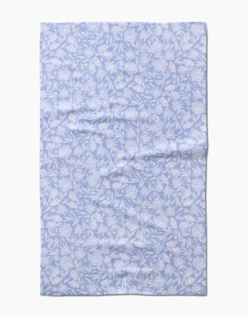 GEOMETRY WHISPERING SPRING PETALS TEA TOWEL