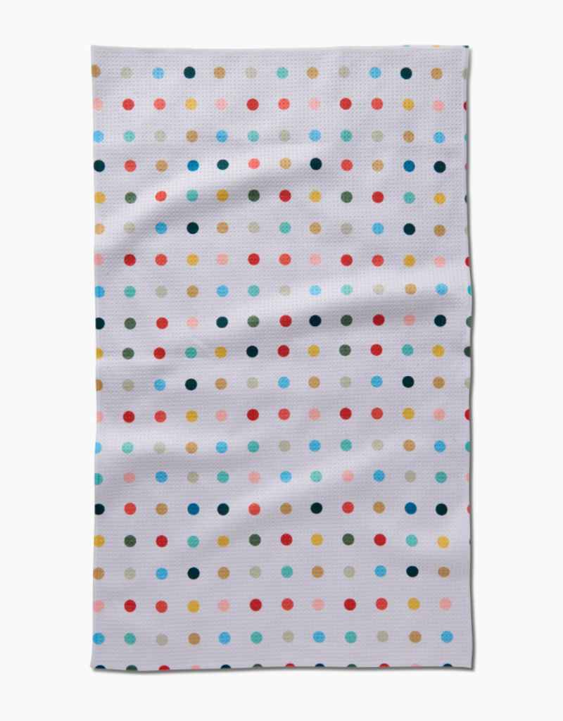 GEOMETRY RETRO DOT TEA TOWEL