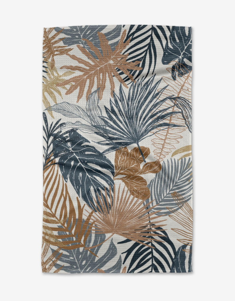 GEOMETRY TROPICAL FOREST TEA TOWEL