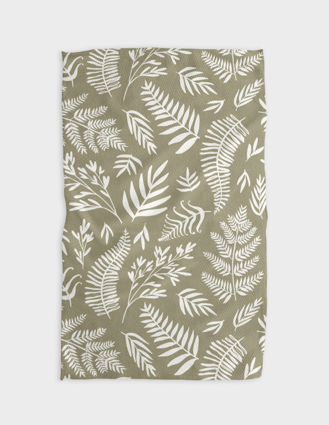 GEOMETRY OLIVE KITCHEN TEA TOWEL GEOMETRY OLIVE KITCHEN TEA TOWEL