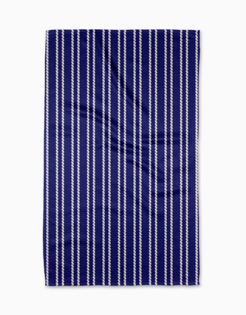 GEOMETRY NAUTICAL KNOTS TEA TOWEL
