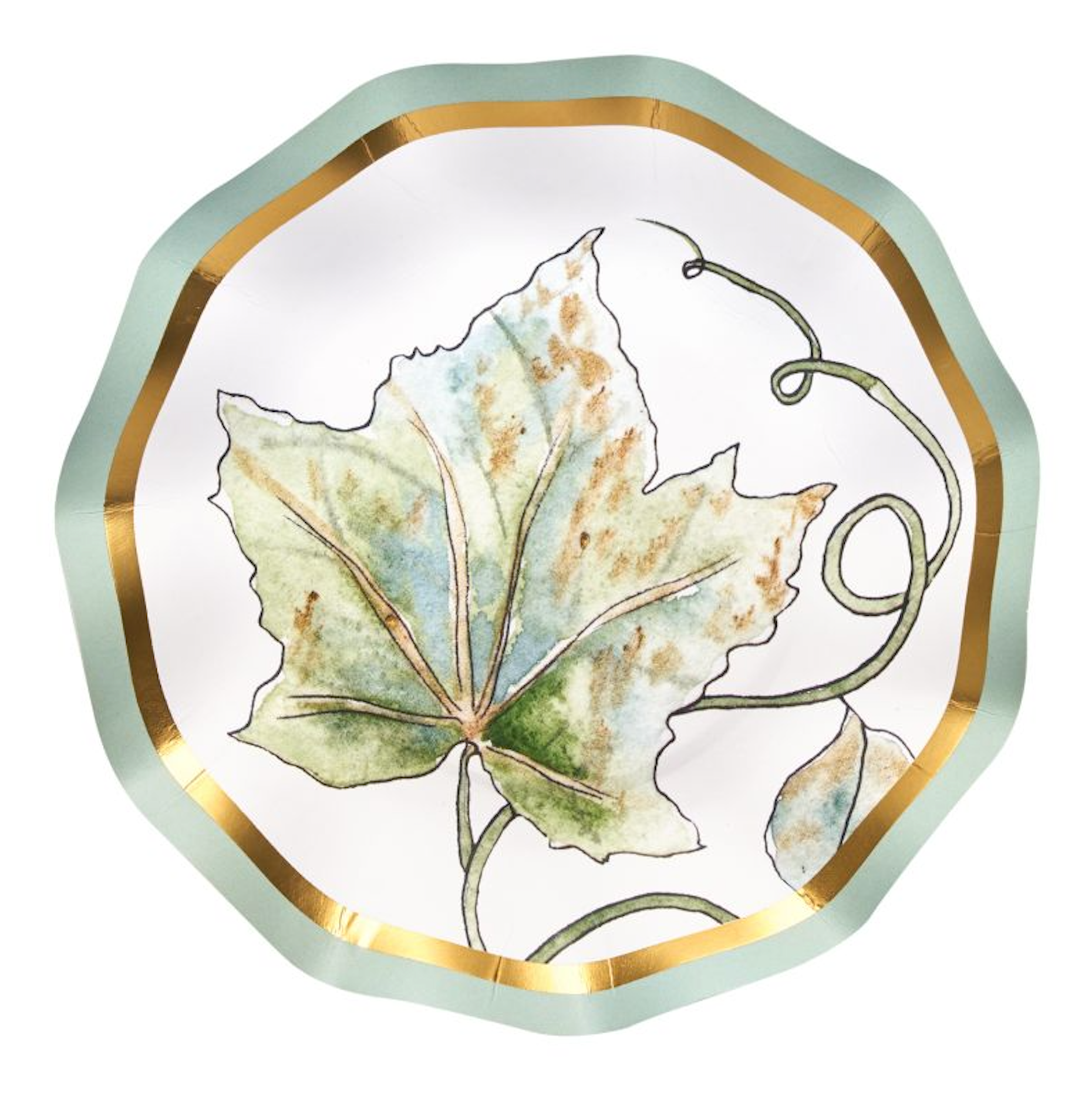 SOPHISTIPLATE BRIGHT & THANKFUL WAVY APPETIZER BOWL