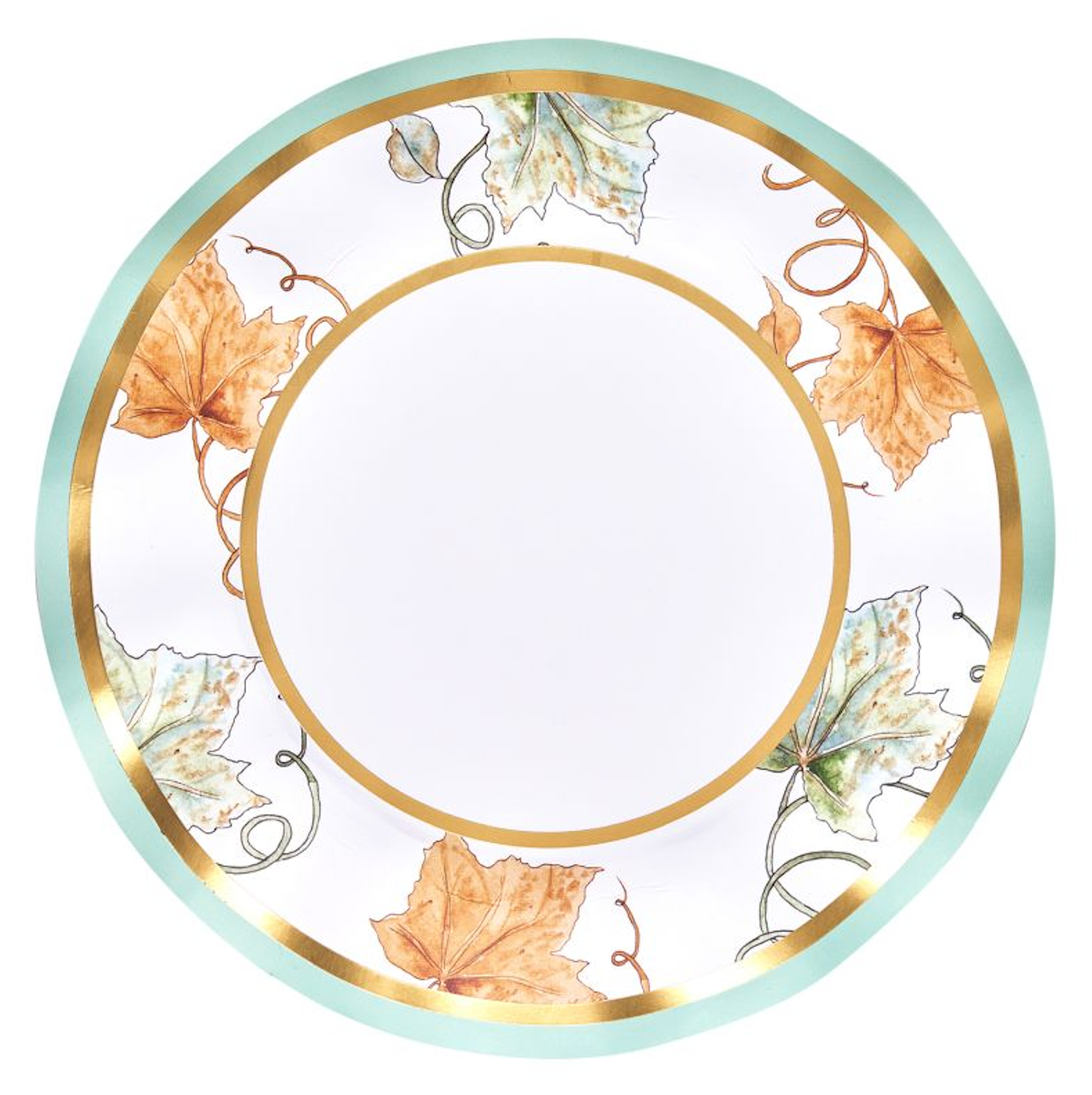SOPHISTIPLATE BRIGHT & THANKFUL WAVY DINNER PLATE SOPHISTIPLATE BRIGHT & THANKFUL WAVY DINNER PLATE