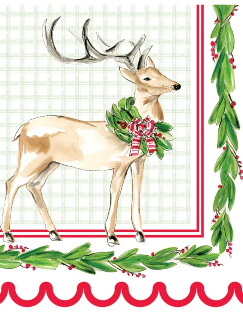 SOPHISTIPLATE HOLLY BERRY BY ROSANNE BECK COCKTAIL NAPKINS
