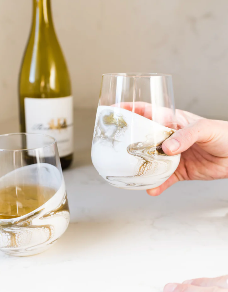 LYNN & LIANA RESIN COATED ENTERTAINING GLASSES