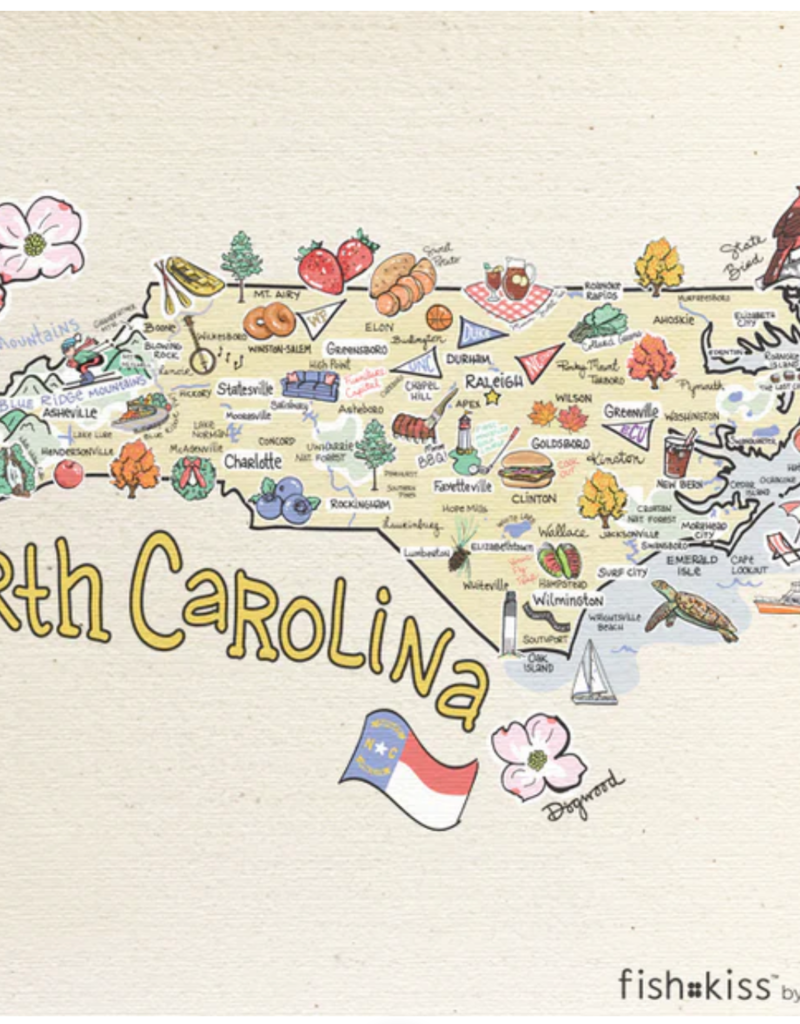 WET-IT FISHKISS NORTH CAROLINA WET-IT CLOTH