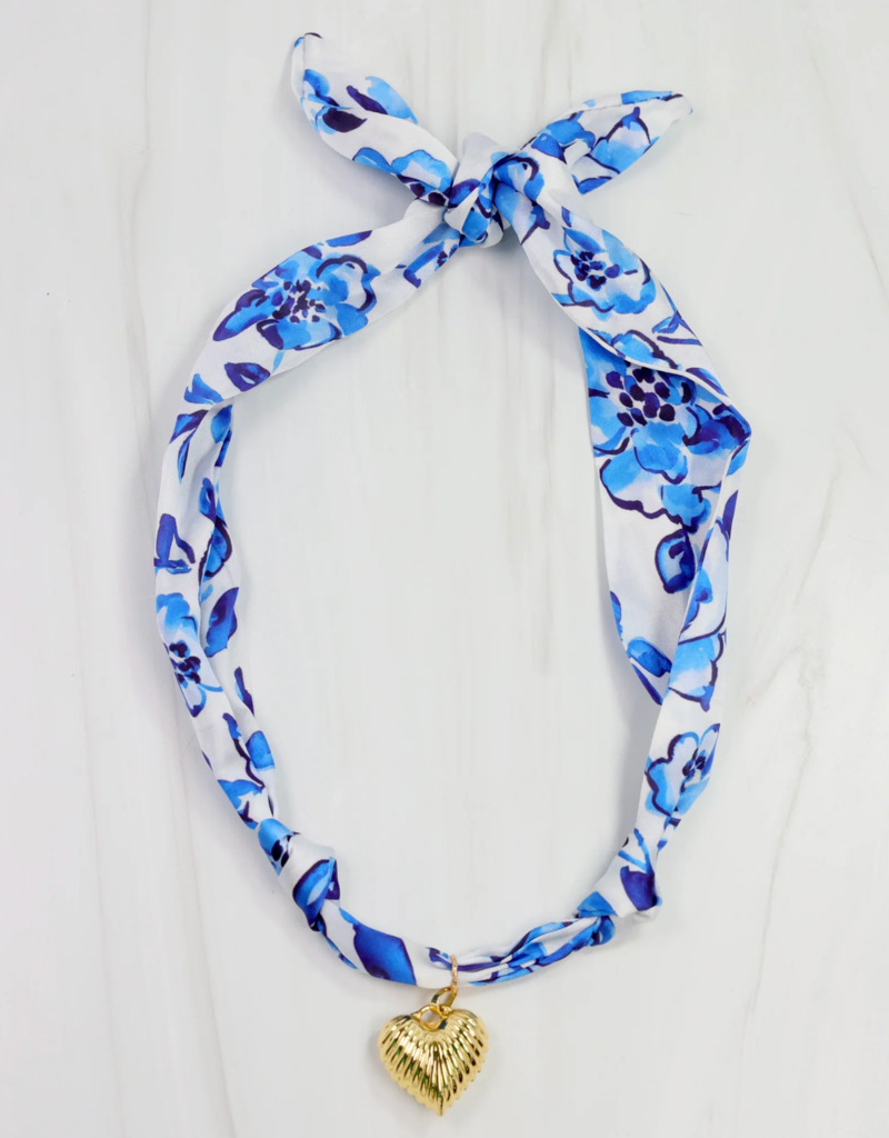 SERAFINA SCARF CHARM NECKLACE