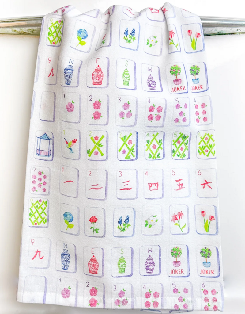 TAYLOR PALADINO MAHJONG TEA TOWEL
