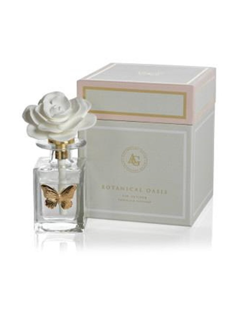 ZODAX BOTANICAL OASIS PORCELAIN DIFFUSER-FIG/VETIVER BUTTERFLY