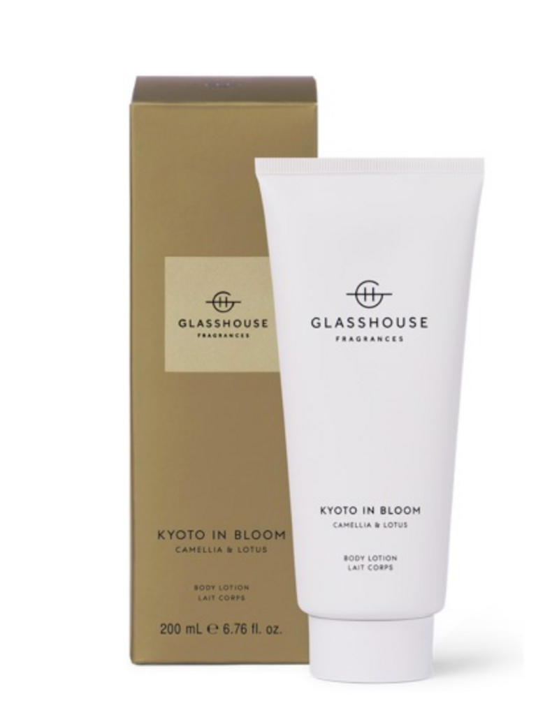 GLASSHOUSE FRAGRANCES 6.7 OZ BODY LOTION-KYOTO IN BLOOM