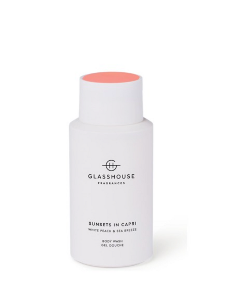 GLASSHOUSE FRAGRANCES 10.1 OZ BODY WASH-SUNSETS IN CAPRI