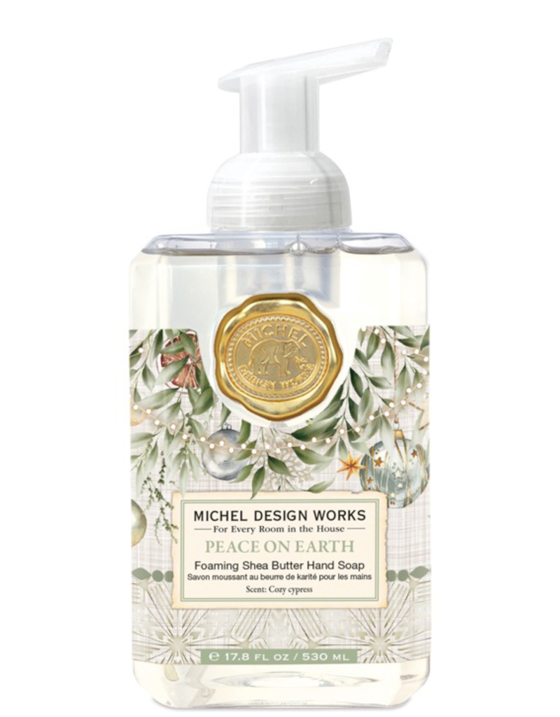 MICHEL DESIGN WORKS PEACE ON EARTH FOAMING SOAP