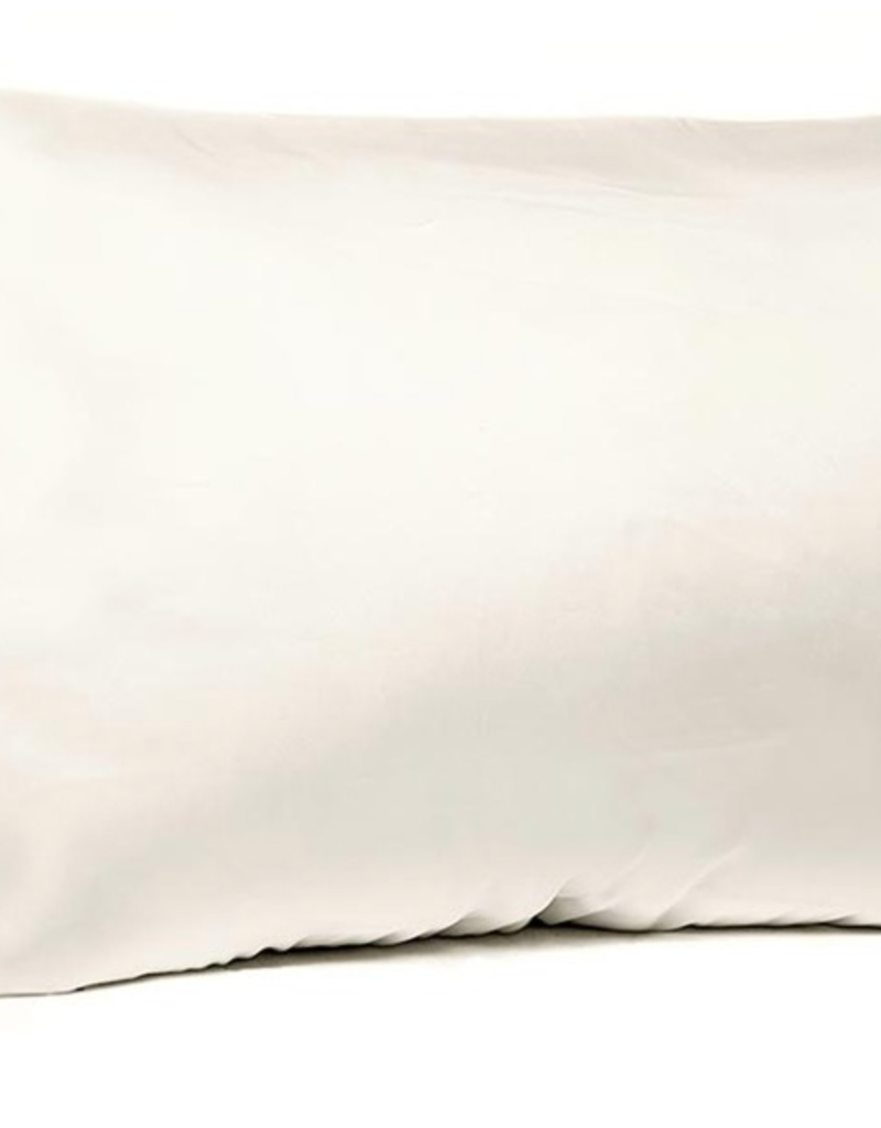 BELLA SLEEP AND SPA SILK PILLOWCASE KING SIZE-WARM WHITE