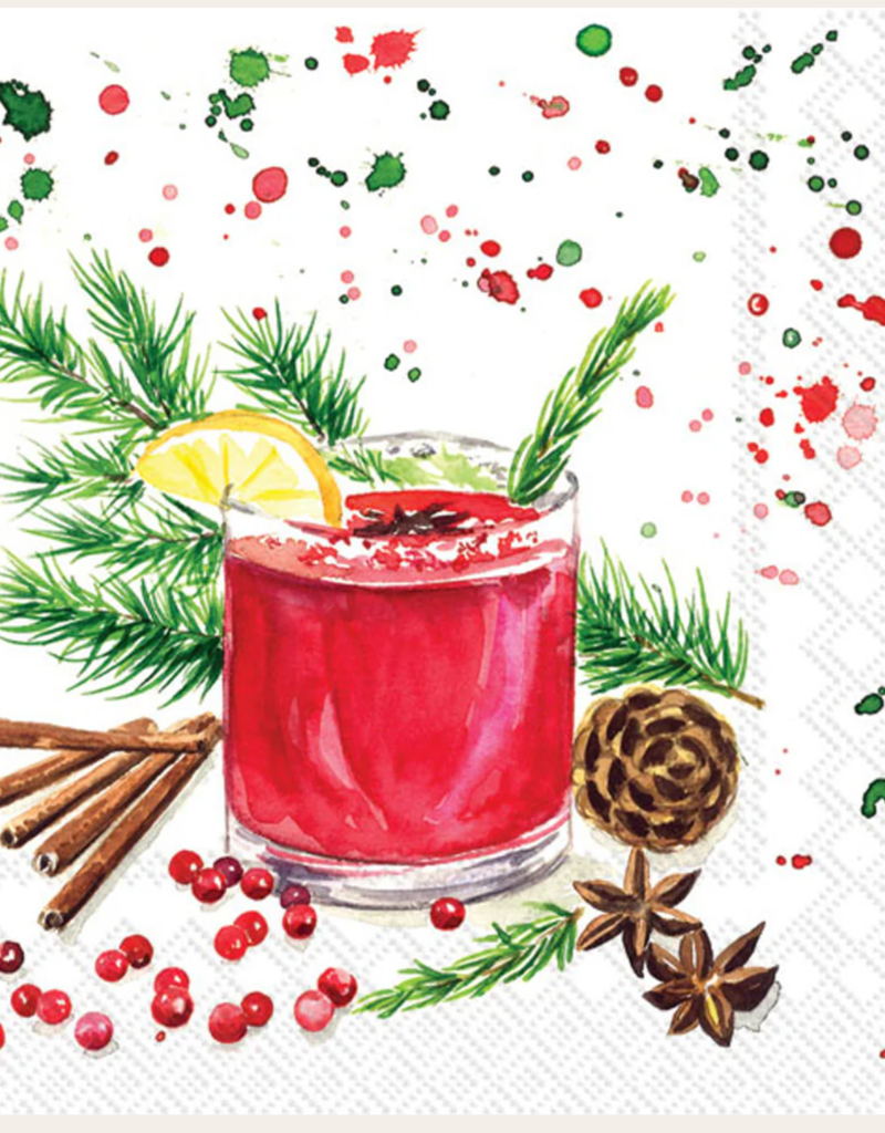 CHRISTMAS COCKTAIL COCKTAIL NAPKINS