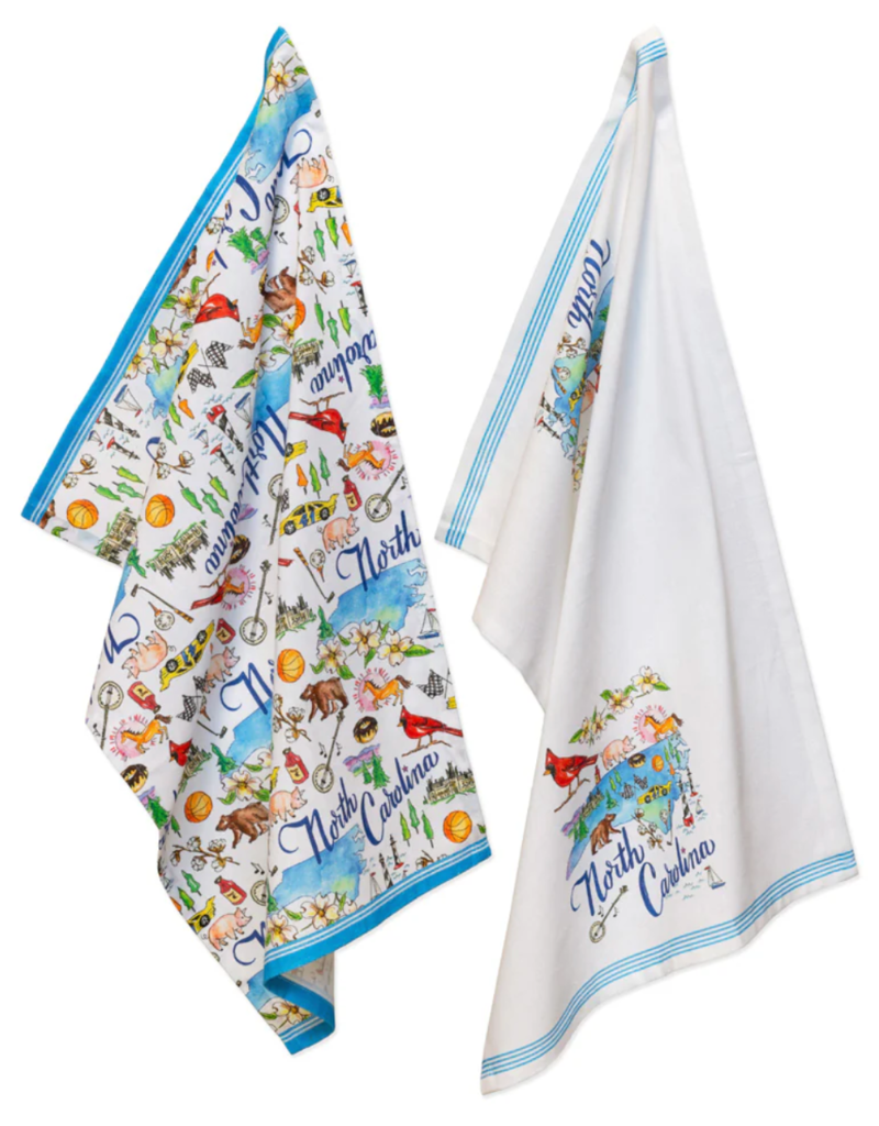 NORTH CAROLINA TEA TOWELS-SET OF 2