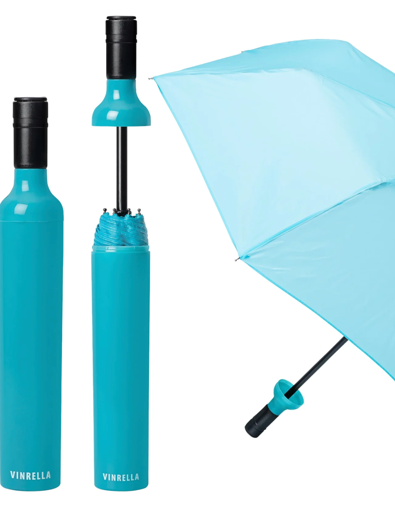VINRELLA TURQUOISE BOTTLE UMBRELLA